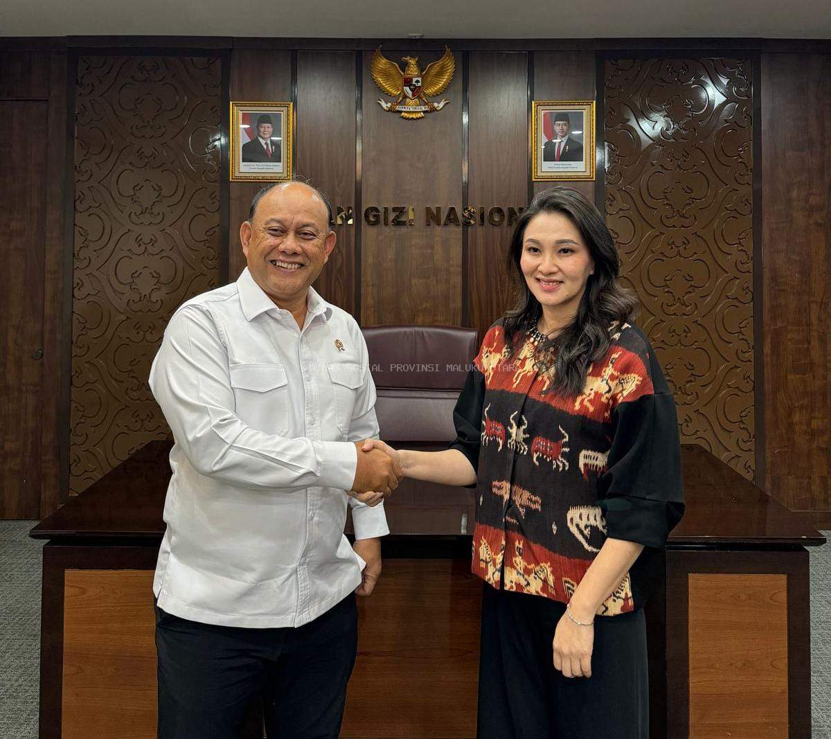 Temui Badan Gizi Nasional; Gubernur Maluku Utara Minta Petunjuk terkait Pelaksanaan Program MBG