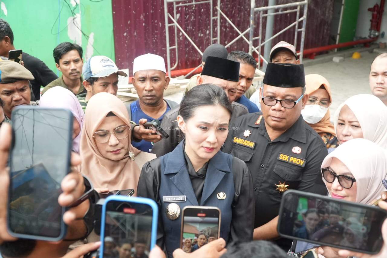 Temui AGK; Gubernur Sherly Ajak Masyarakat Doakan Kesembuhan Mantan Gubernur Malut Abdul Ghani Kasuba